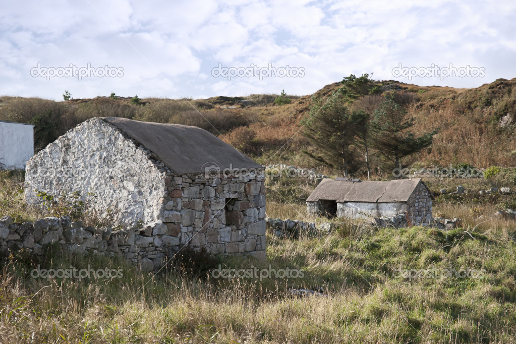 stone buildings in county Donegal