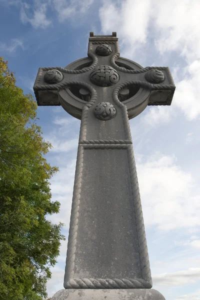 Santa Columba memorial celta cruz — Fotografia de Stock