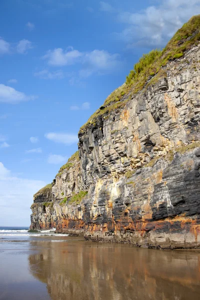 Große Klippen von Ballybunion auf dem wilden atlantischen Weg — Stockfoto