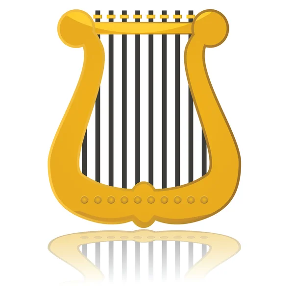 Harpe brillante — Image vectorielle