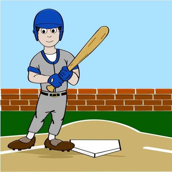 棒球运动员 — 图库矢量图片