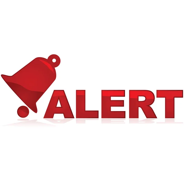 Señal de alerta — Vector de stock