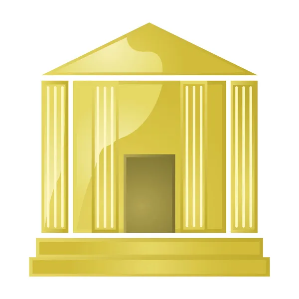 Banca d'oro — Vettoriale Stock