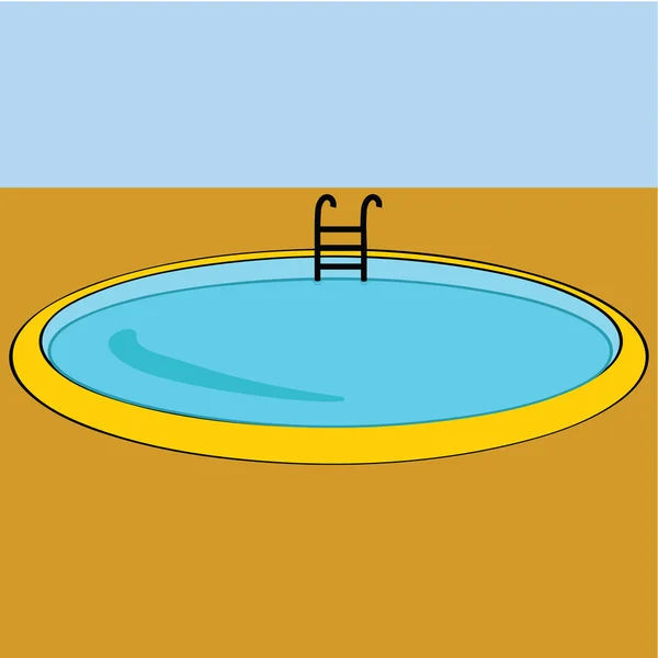 Swimming pool — Stock Vector