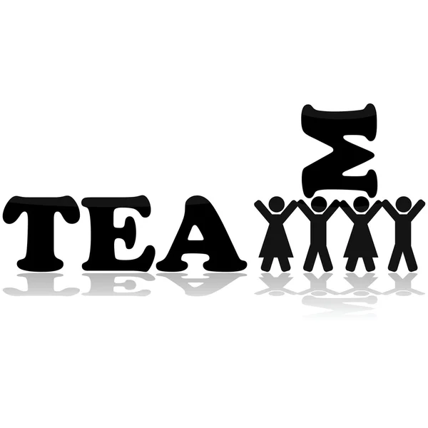 Team building — Stock Vector