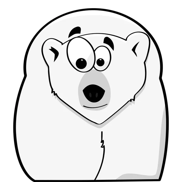 Oso polar — Vector de stock