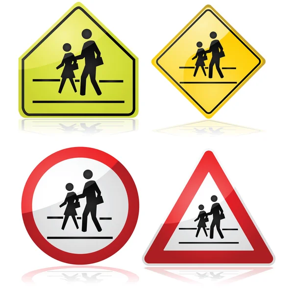 School signs — Stock Vector