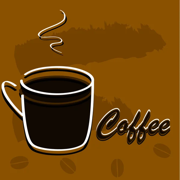 Kawa — Wektor stockowy