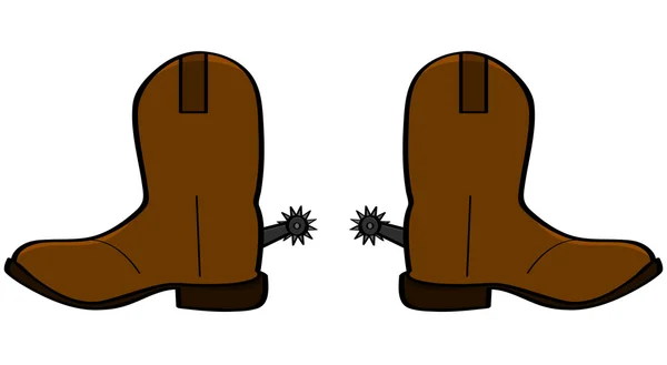 Botas de vaquero — Vector de stock