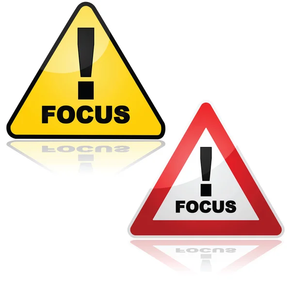 Focus sign — Stock Vector