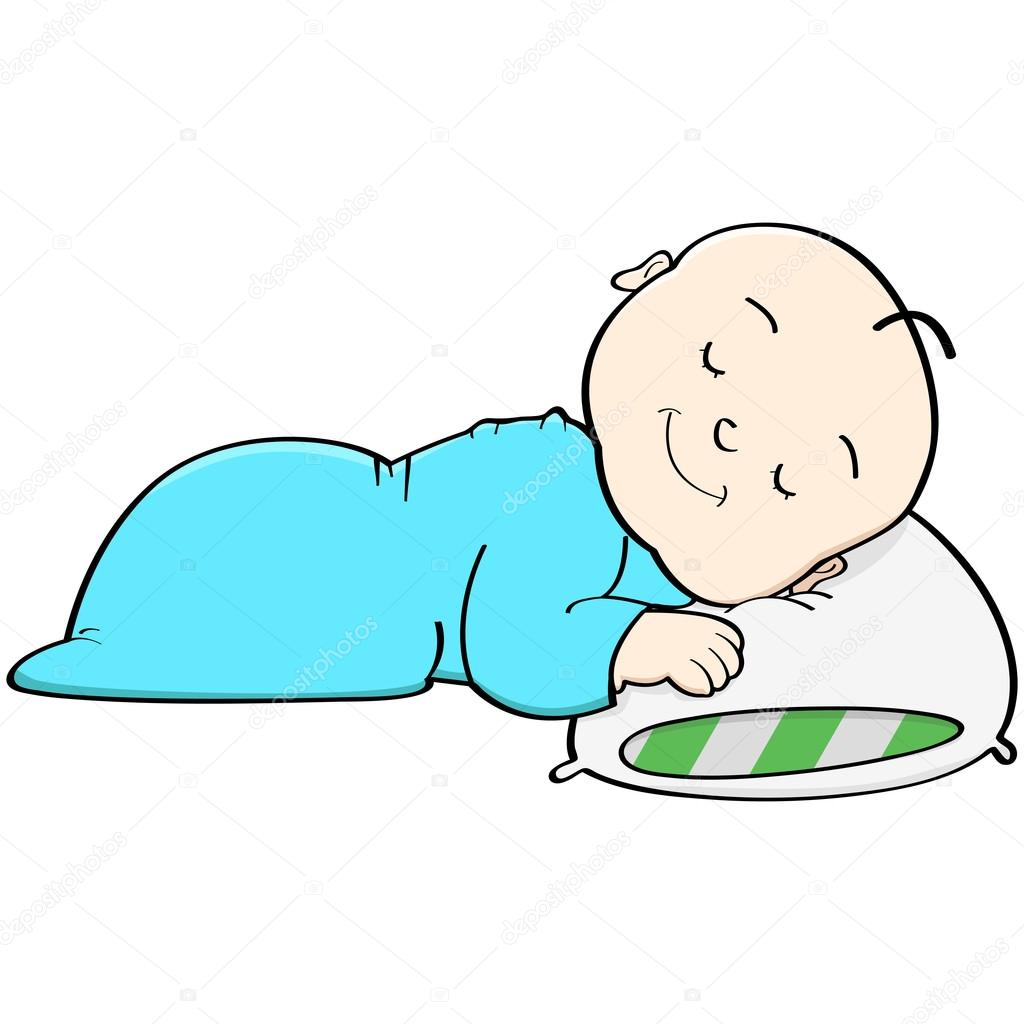 Bebé durmiendo Vector de stock #41351229 de ©bruno1998