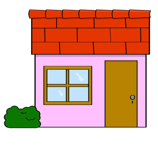Karikaturní domu — Stockový vektor