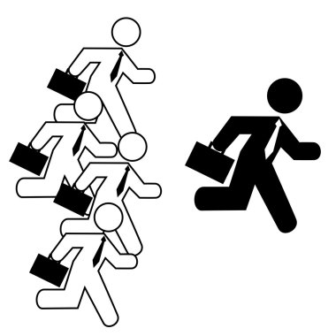 çalışan iş adamları