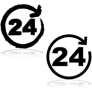 24 saat.