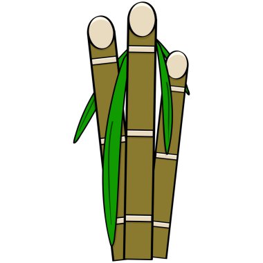 Sugar cane clipart