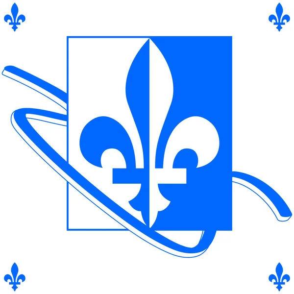 Quebec tło — Wektor stockowy