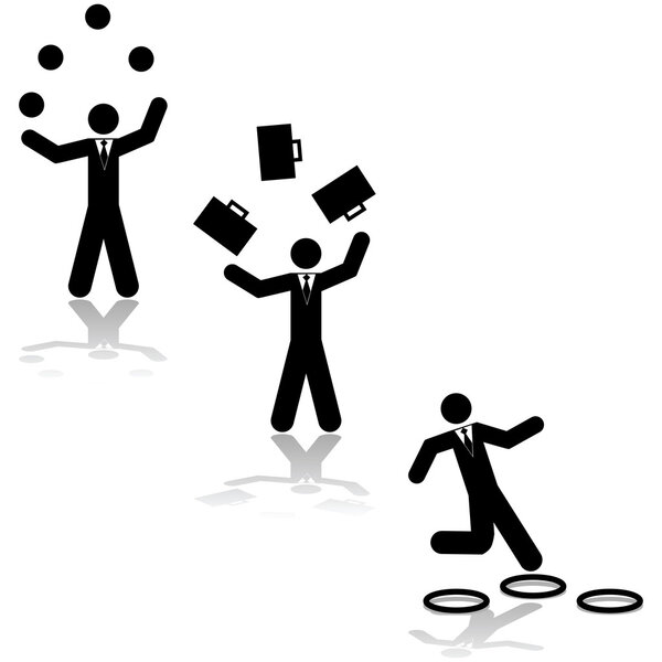 Business juggling