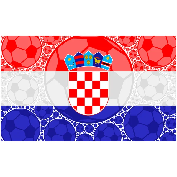 Kroatië voetballen — Stockvector