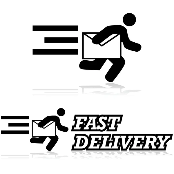 Service postal — Image vectorielle