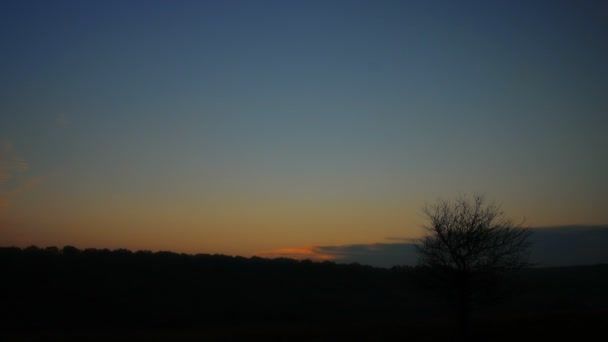 Céu do nascer do sol — Vídeo de Stock