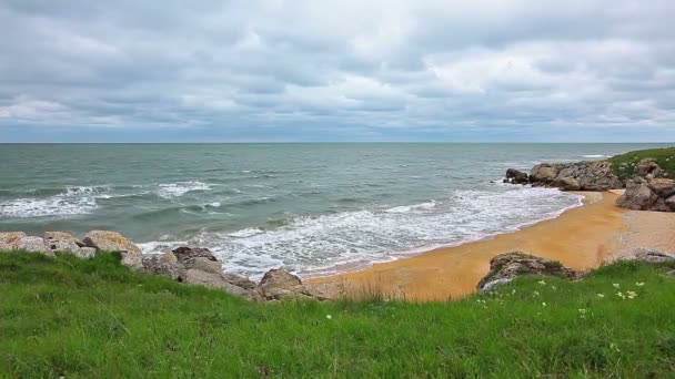 Морська затока — стокове відео