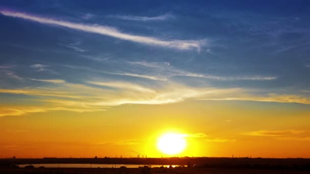 Cielo con nubes — Vídeo de stock