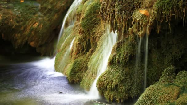 Вода чистий водоспад — стокове відео