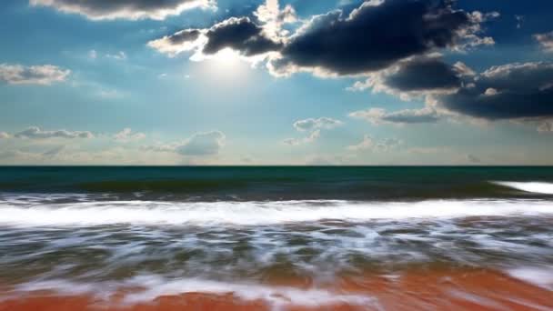 Olas de mar — Vídeo de stock