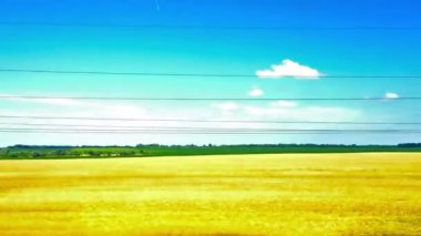 pencere yaz görünümü tren