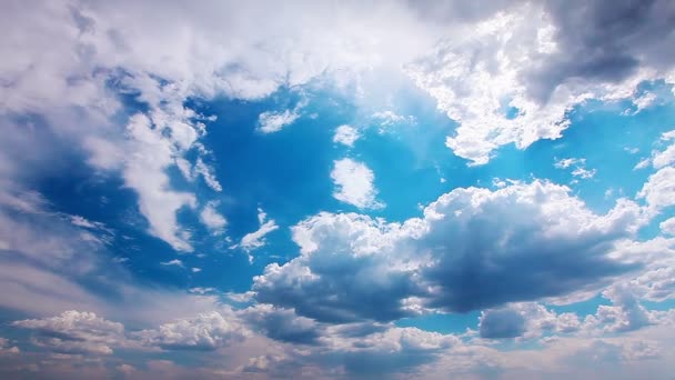 Himmel mit Wolken — Stockvideo