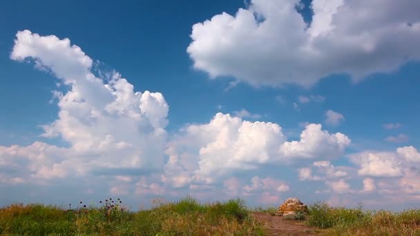 Cielo con nubes — Vídeos de Stock