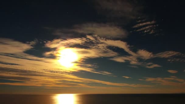 Céu do pôr do sol — Vídeo de Stock