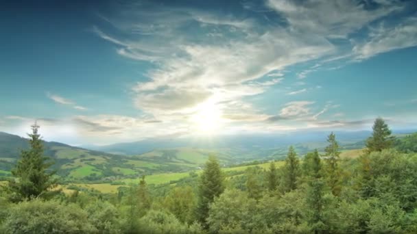 Paesaggio montano — Video Stock