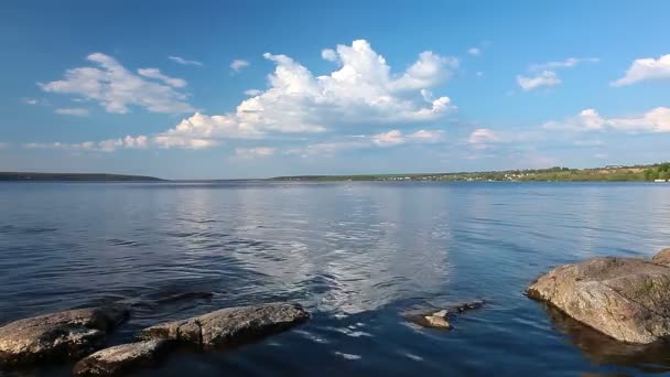 Sommaren sjön — Stockvideo