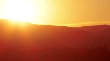 dağlar gökyüzü günbatımı manzara