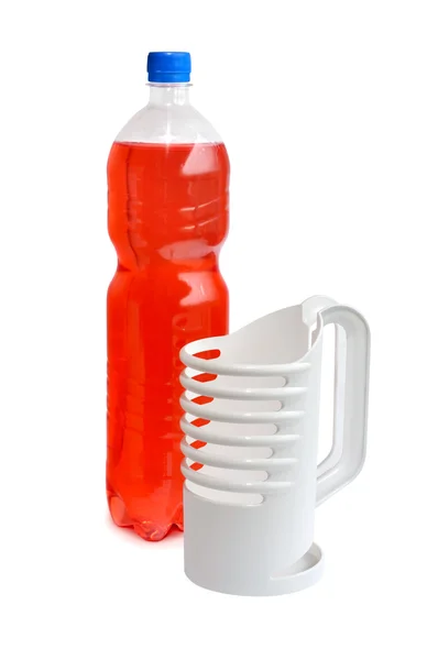 Plastic bottle holder — Stock Photo, Image