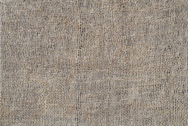 Soyut bir arkaplan olarak kaba bir çuval bezi parçası