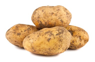 Ripe potatoes clipart