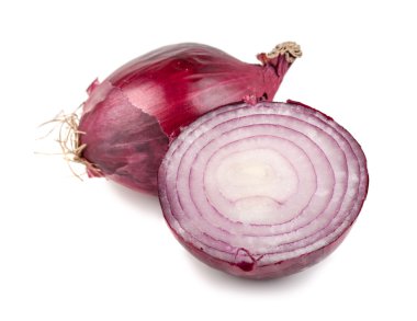 Fresh red onion clipart