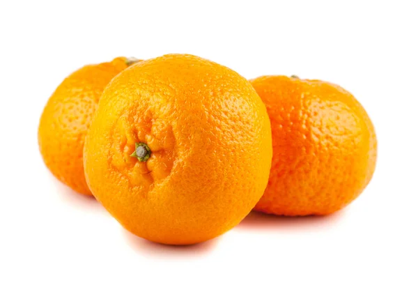 Three ripe tangerines — Stock Photo, Image