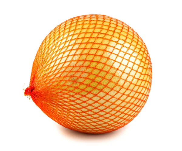 Pomelo frukt på vit bakgrund — Stockfoto