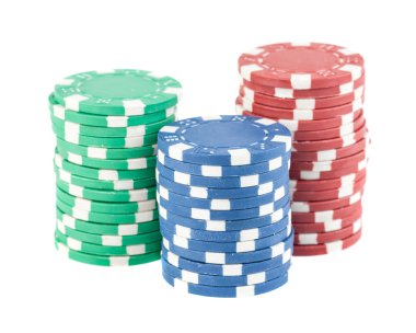 üç deste: casino fişi