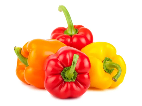 Red, yellow and orange peppers — Stock Photo, Image