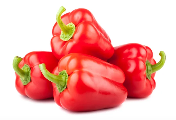 Haldy červené papriky Stock Obrázky
