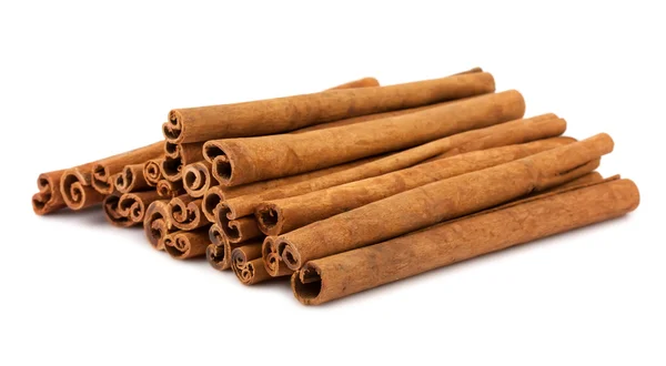 Stacked cinnamon sticks — Stock Photo, Image