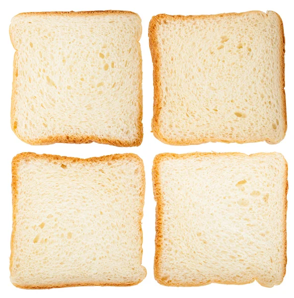 Kolekce krajíce chleba — Stock fotografie