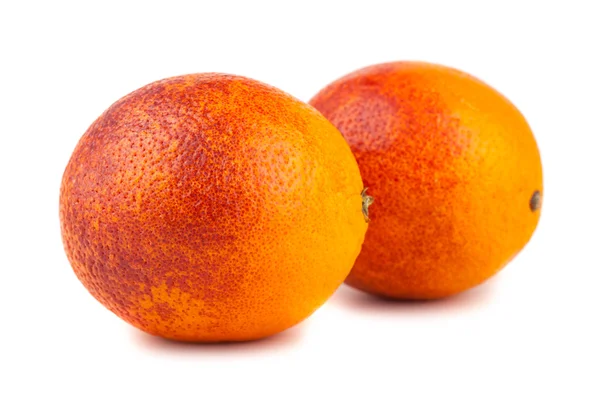 Пара кров'яних червоних апельсинів — стокове фото