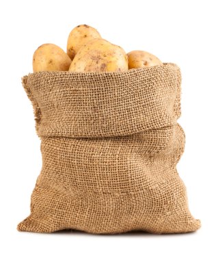 çuvala olgun patates