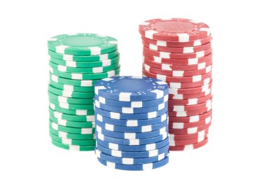 üç deste: casino fişi