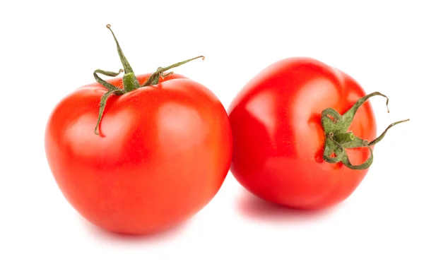 Пара спелых красных помидоров — стоковое фото